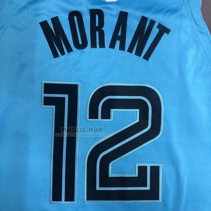 Maglia
 Ja Morant NO 12 Memphis Grizzlies Statement Autentico
 2021-22 Blu
